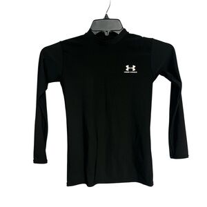 Unisex Under Armour Size Large Compression Shirt Black Long Sleeve